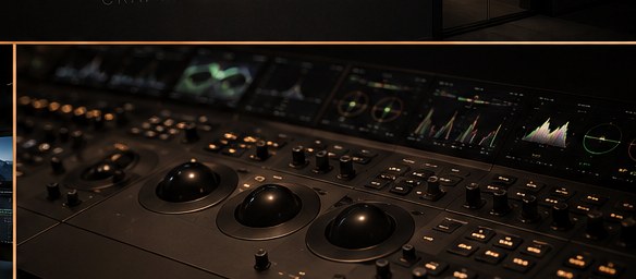 Postproduction console detail